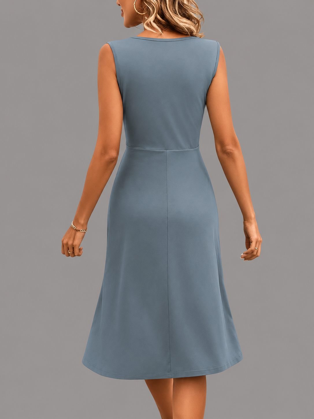 Sofía- Vestido midi elegante