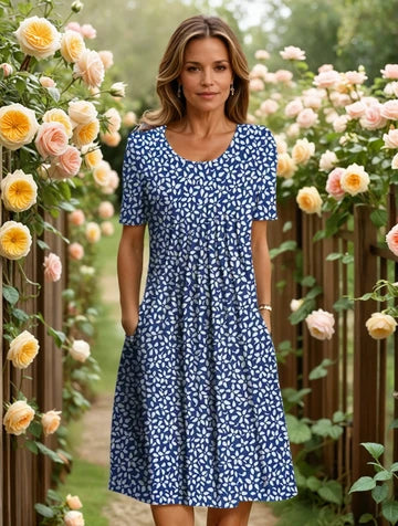 Victoria- Vestido elegante con cobertura de abdomen