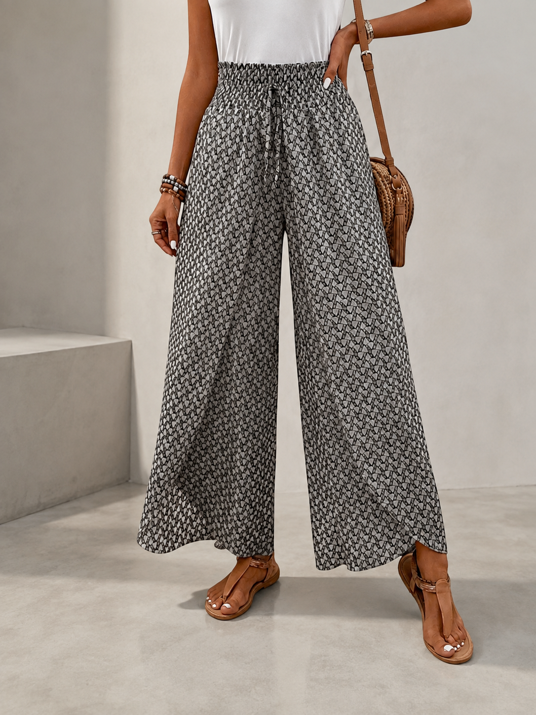 Andrea- Pantalon palazzo con estilo