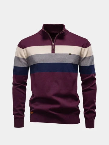 Fernando- Jersey minimalista de cuello alto