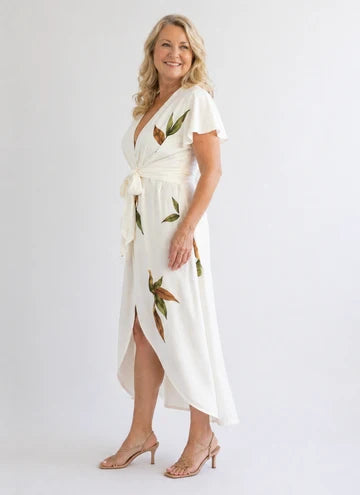 Violeta- Vestido cruzado elegante