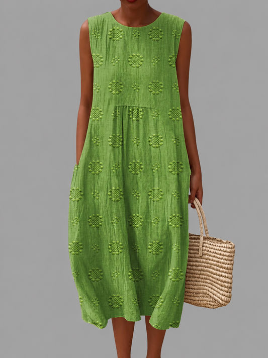Lisa- Vestido midi estampado