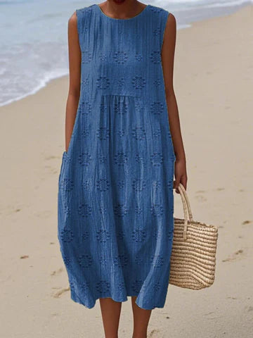 Lisa- Vestido midi estampado