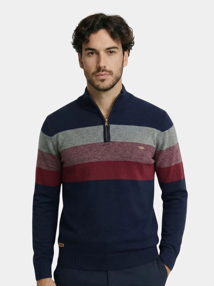 Fernando- Jersey minimalista de cuello alto