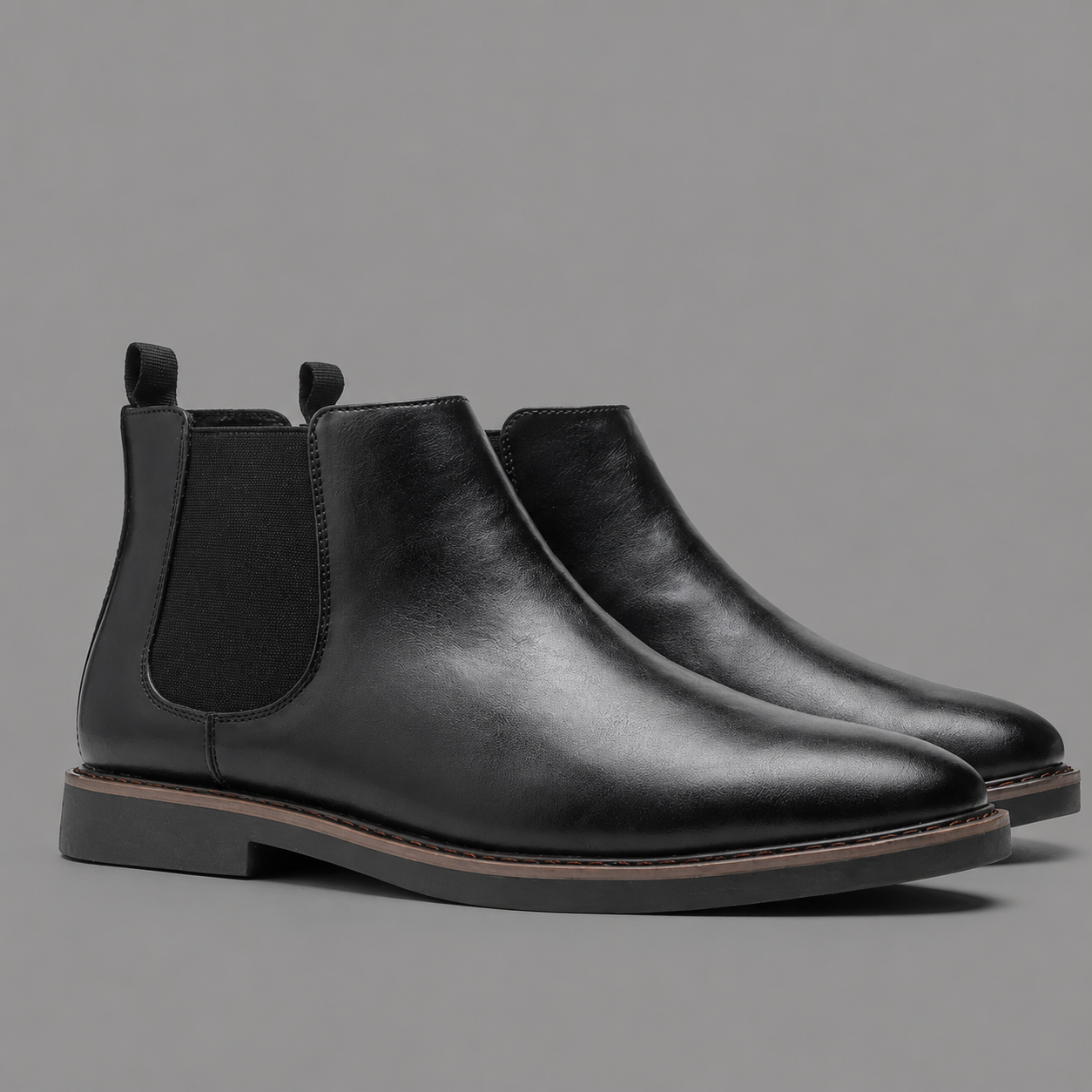 Gonzalo- Botas Chelsea hombre elegantes sin cordones – botines cuero clásico versátil