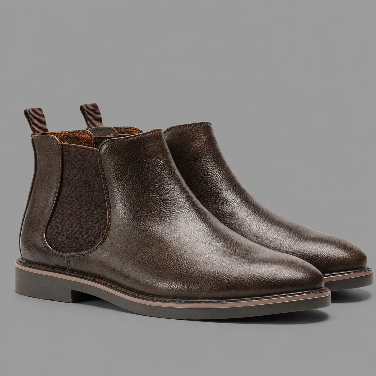 Gonzalo- Botas Chelsea hombre elegantes sin cordones – botines cuero clásico versátil