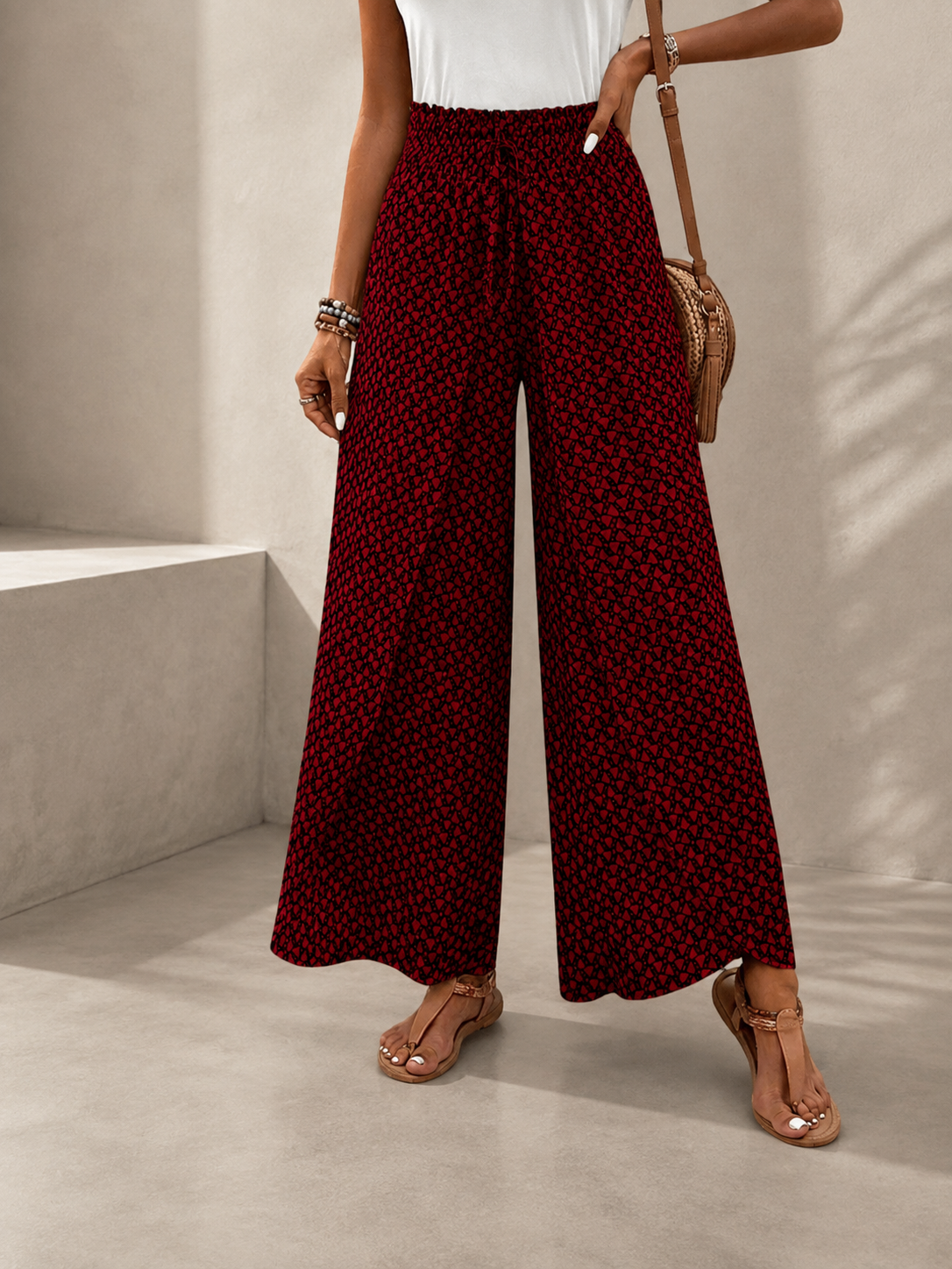 Andrea- Pantalon palazzo con estilo
