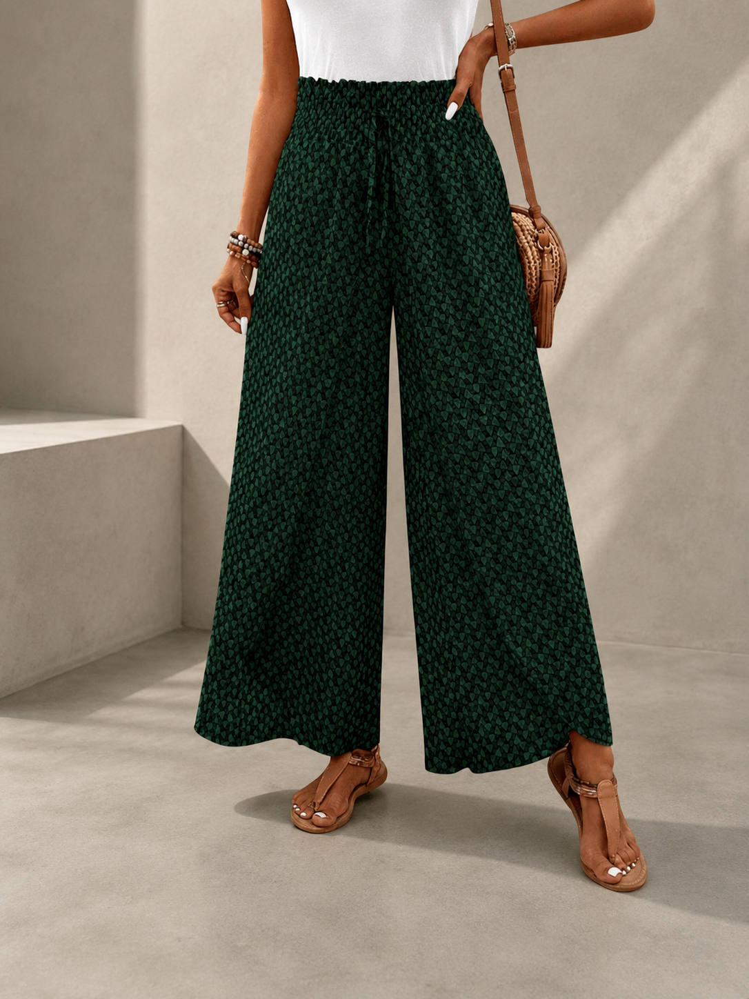 Andrea- Pantalon palazzo con estilo