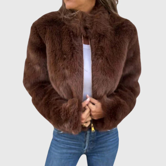 Luna- Chaqueta de pelo elegante
