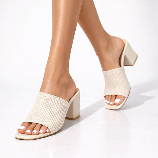 Helena- Sandalias con tacón de bloque