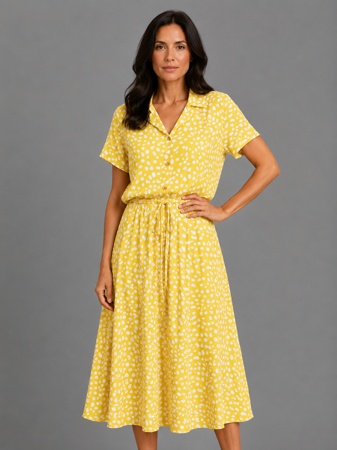Vero- Vestido vintage con estampado floral