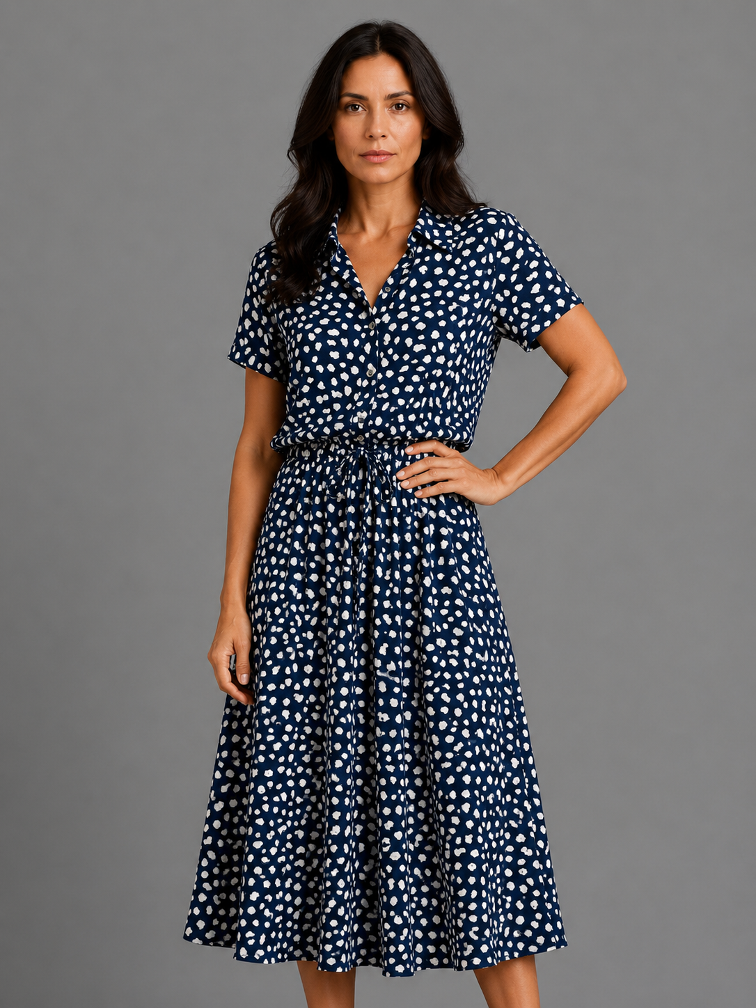 Vero- Vestido vintage con estampado floral