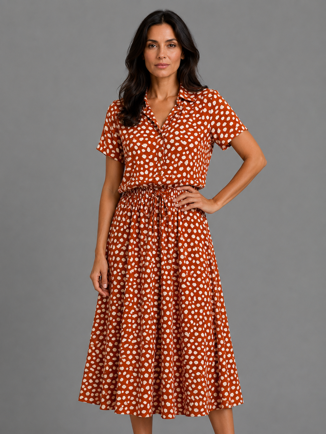 Vero- Vestido vintage con estampado floral