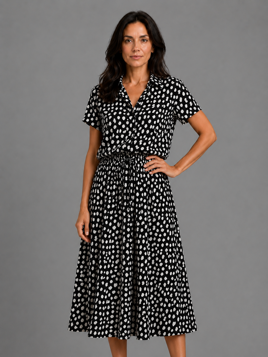 Vero- Vestido vintage con estampado floral