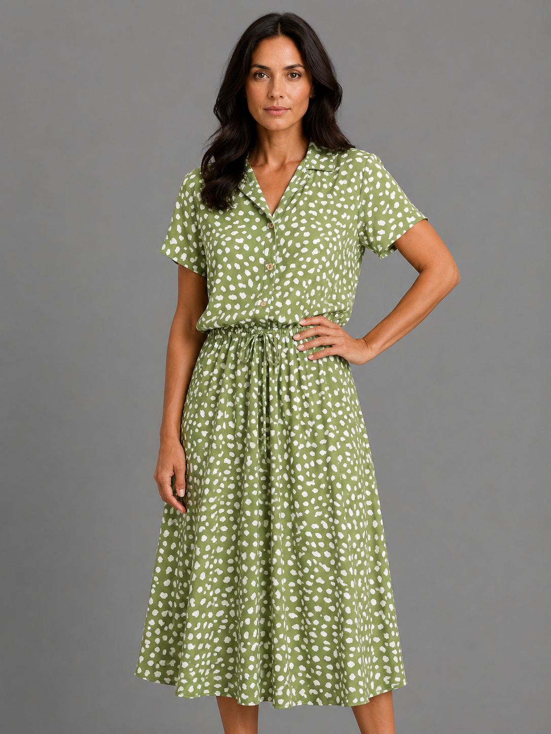 Vero- Vestido vintage con estampado floral