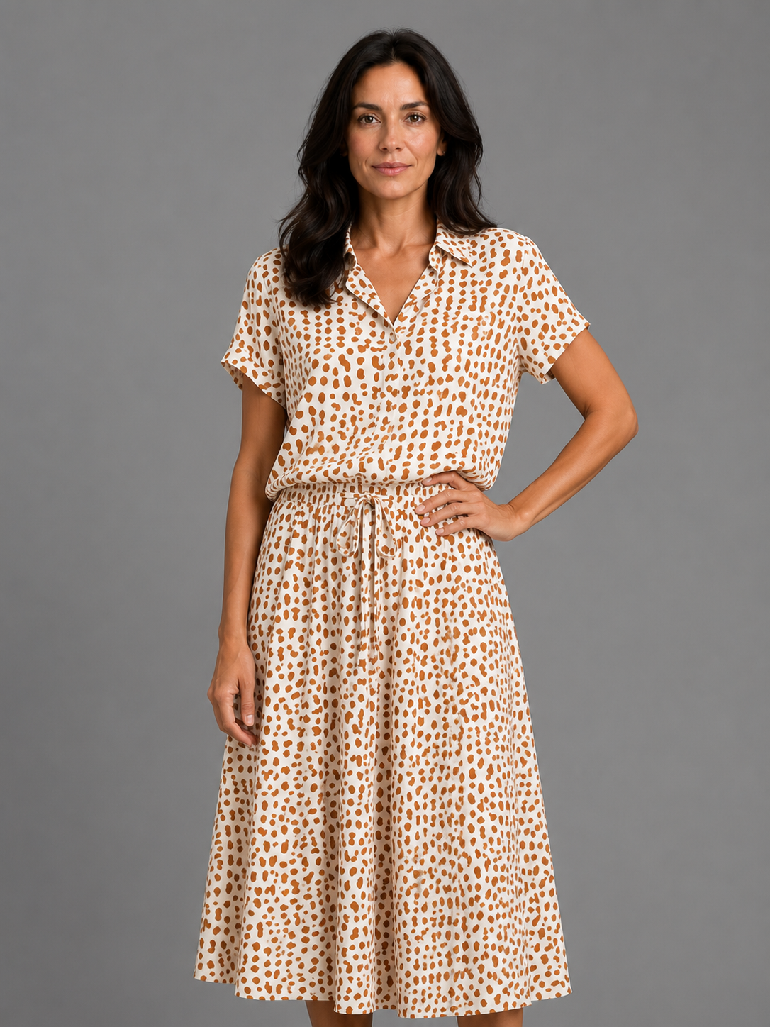 Vero- Vestido vintage con estampado floral